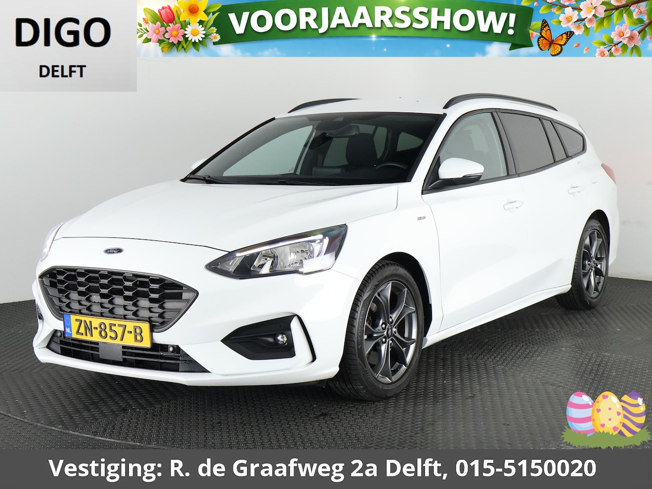 Ford Focus Wagon - 1.0 EcoBoost ST Line Business | Navigatie | Camera | Parkeersensoren | - AutoWereld.nl
