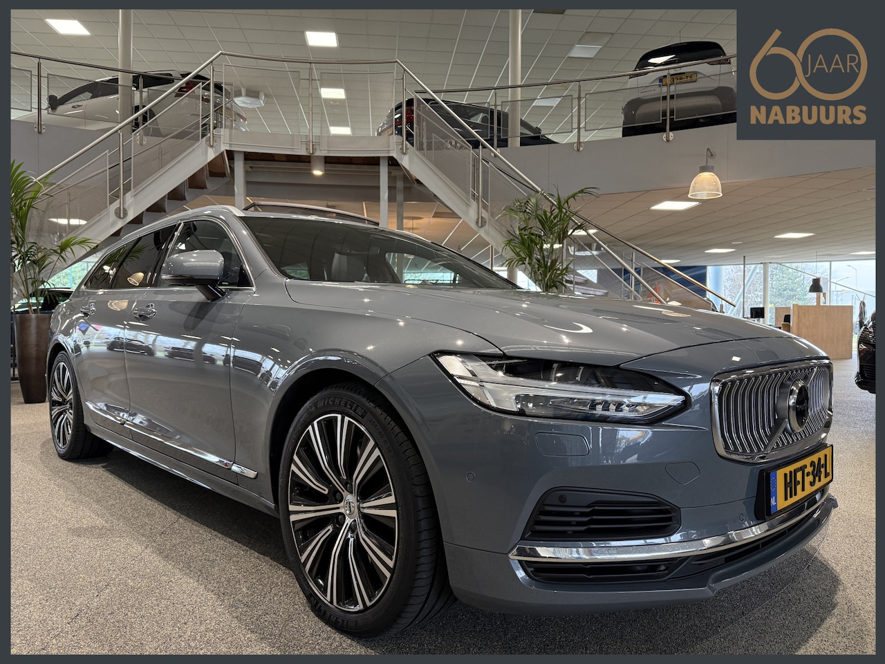 Volvo V90 - 2.0 T6 AWD Inscription 2.0 T6 AWD Inscription, Trekhaak, Pano, Bowers&Wilkins, 360cam - AutoWereld.nl