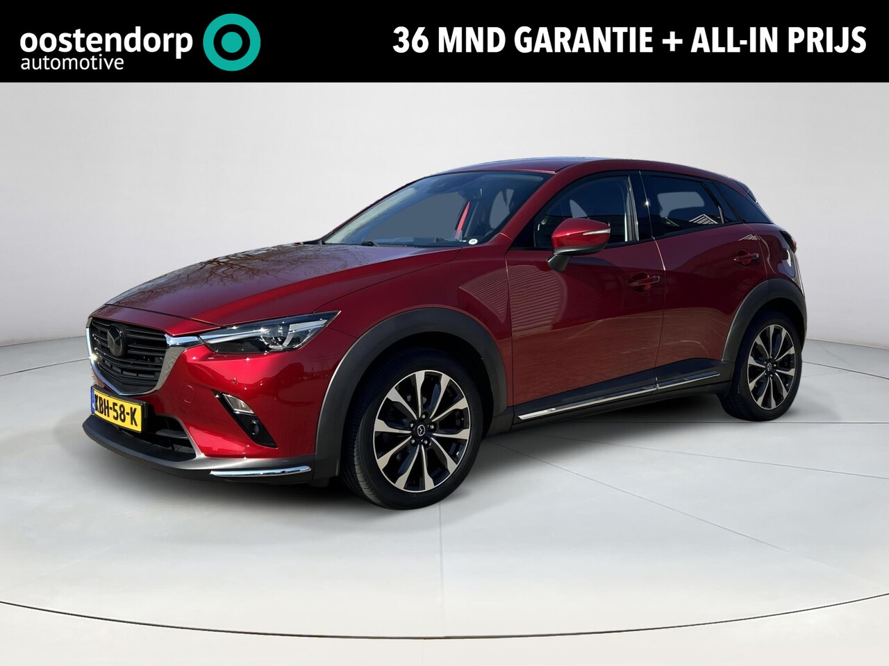 Mazda CX-3 - 2.0 SkyActiv-G 120 GT-M | Led koplampen| Trekhaak| Automaat | Climate control| Achterruitr - AutoWereld.nl