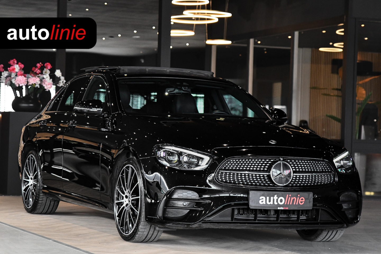 Mercedes-Benz E-klasse - 400 d 4MATIC AMG Night. Pano, Luchtv, Memory, 360, Burm, Leder, Dodeh, CarPlay, Sfeer! - AutoWereld.nl