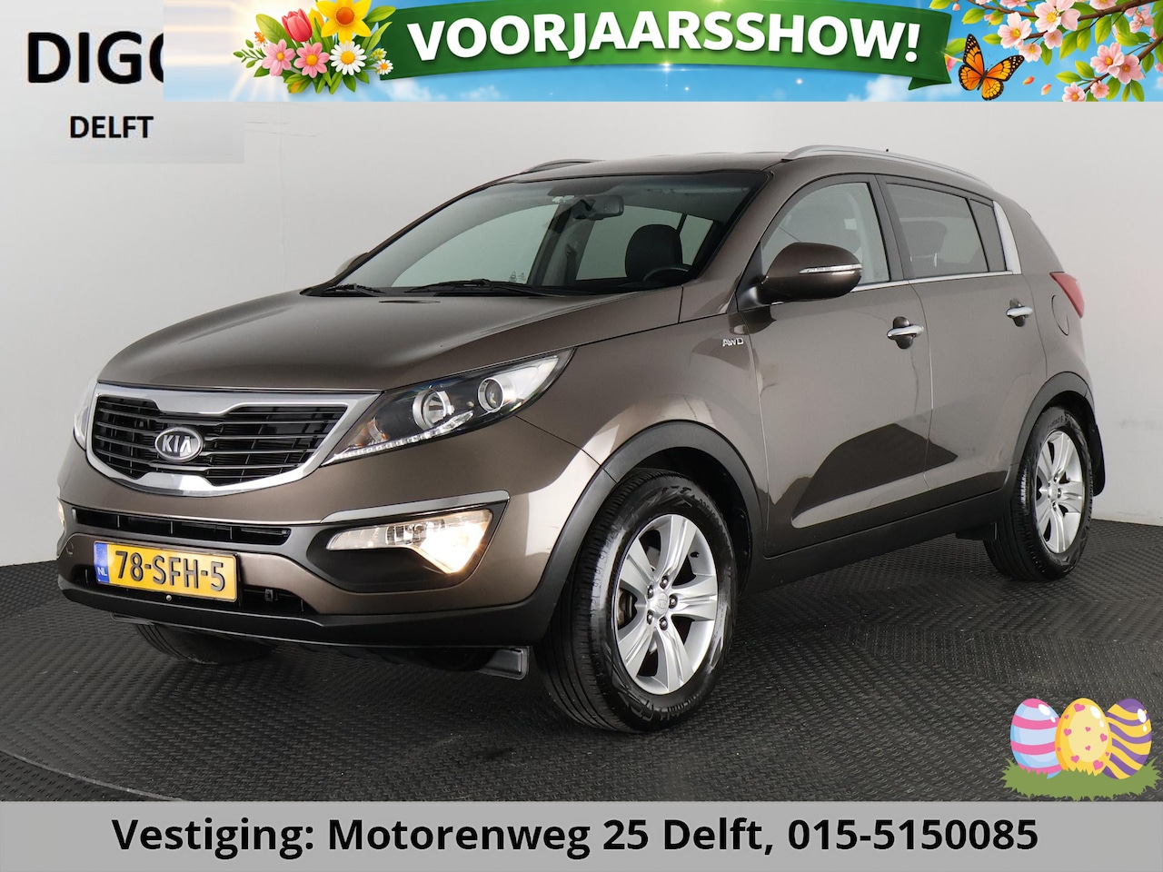 Kia Sportage - 2.0 X-EXCUTIVE 4WD PLUS PACK AUTOMAAT 1600 KG TREKKEN.LEDER.PDC.LMV. GOED ONDERHOUDEN - AutoWereld.nl