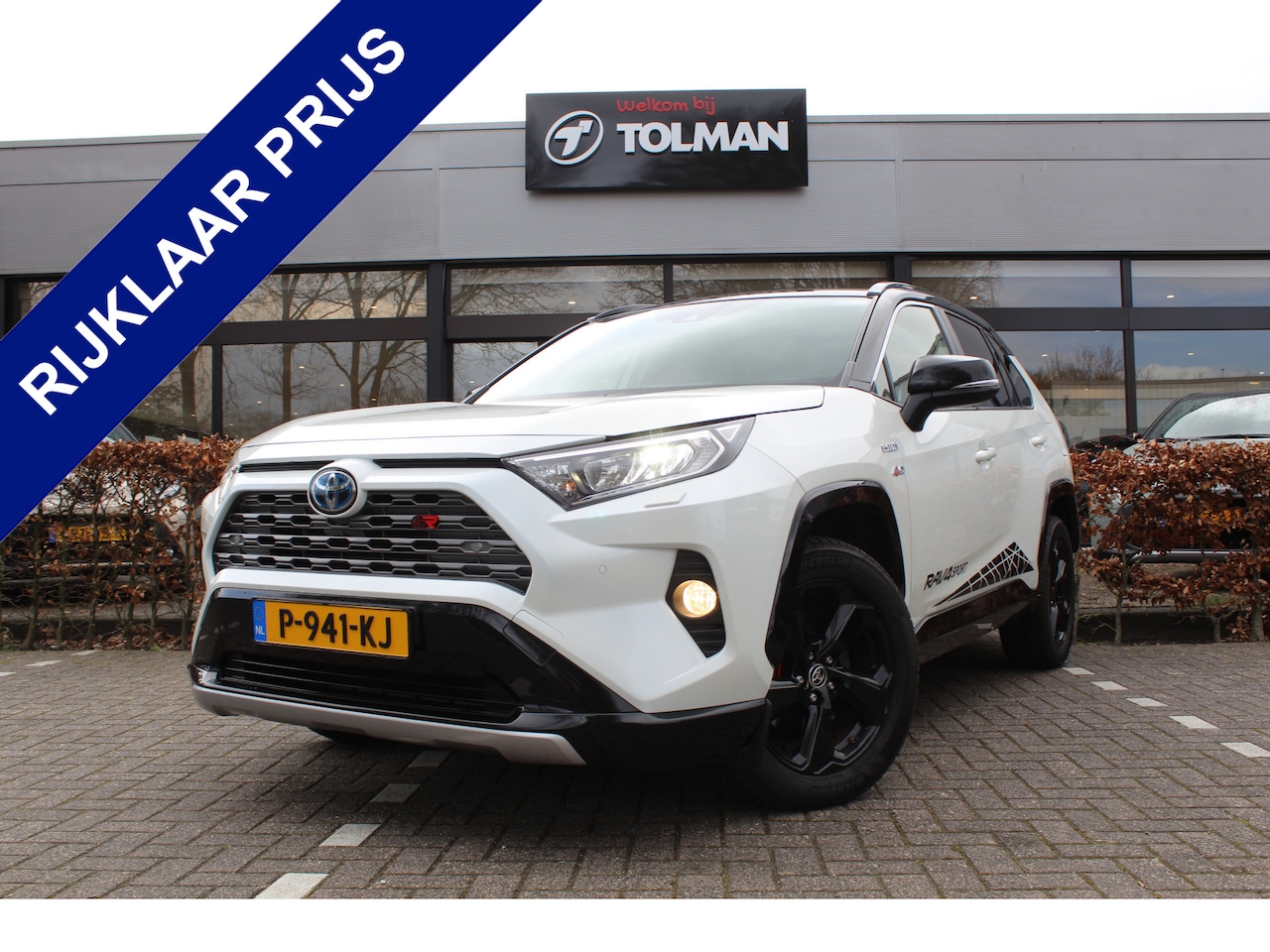 Toyota RAV4 - 2.5 Hybrid AWD Style Bi-Tone 2e Paasdag open van 10:00 - 15:00 | Rijklaar | Parelmoer | Tr - AutoWereld.nl