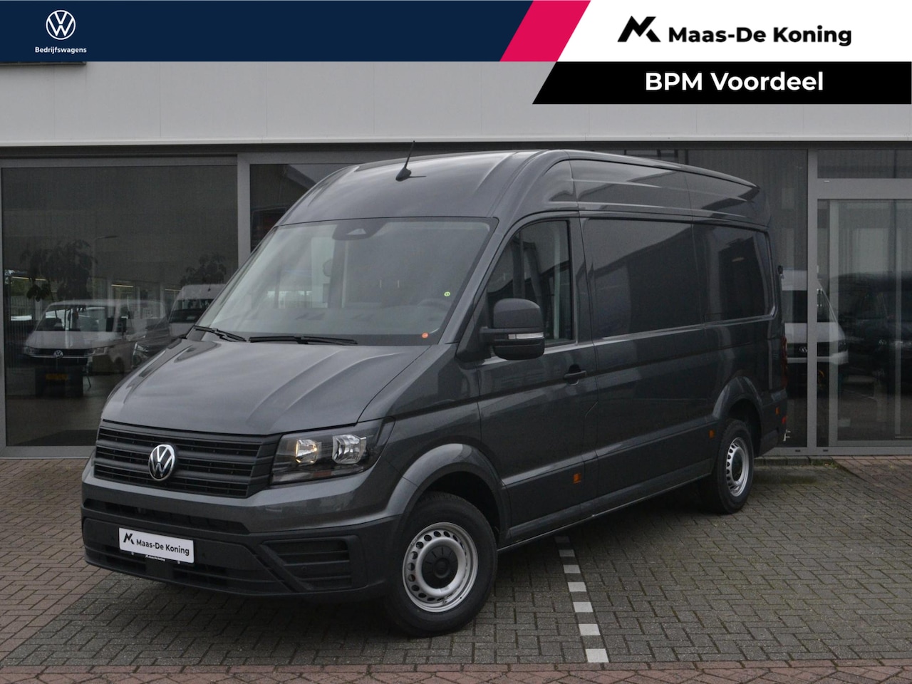 Volkswagen Crafter - Bedrijfswagens 35 Trendline 2.0 TDI 140pk L3H3 · Tussenschot · Trekhaak · Alarm · P-Sensor - AutoWereld.nl