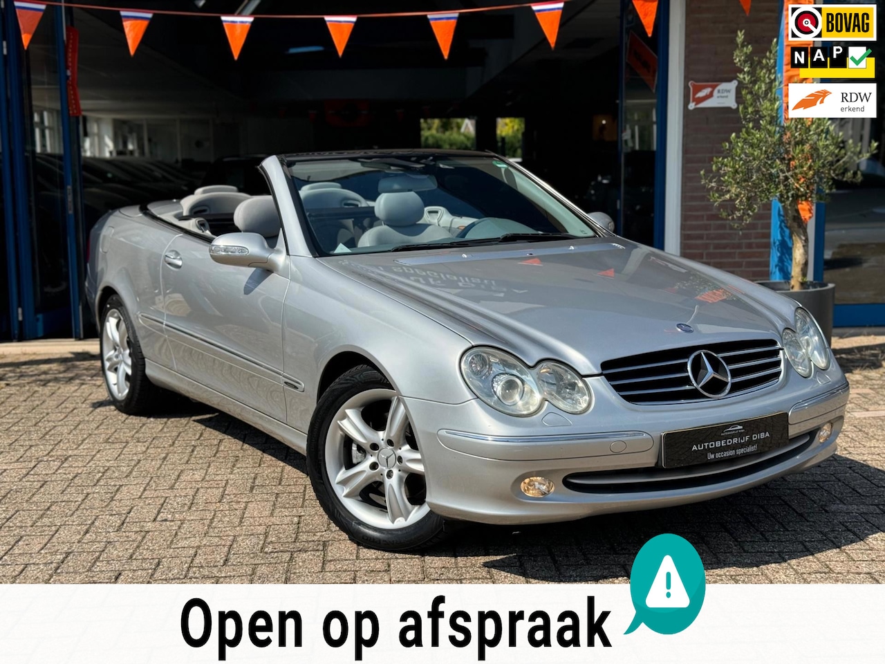 Mercedes-Benz CLK-klasse Cabrio - 240 Elegance 2004 AUT Keyles - AutoWereld.nl