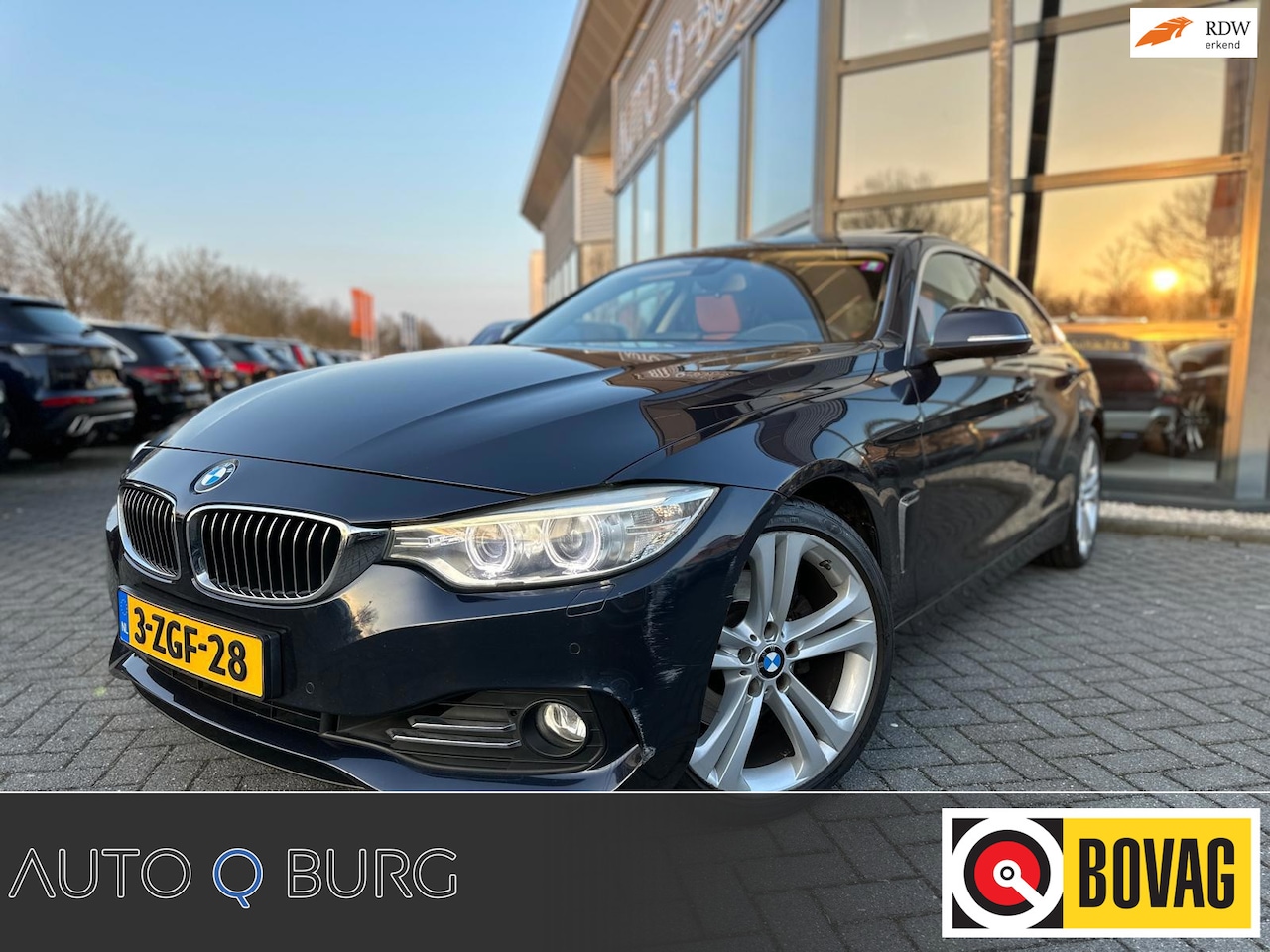 BMW 4-serie Gran Coupé - 428i High Executive | Stoelverwarming | Leder | Pano | PDC | Cruise| Airco | Navi | - AutoWereld.nl