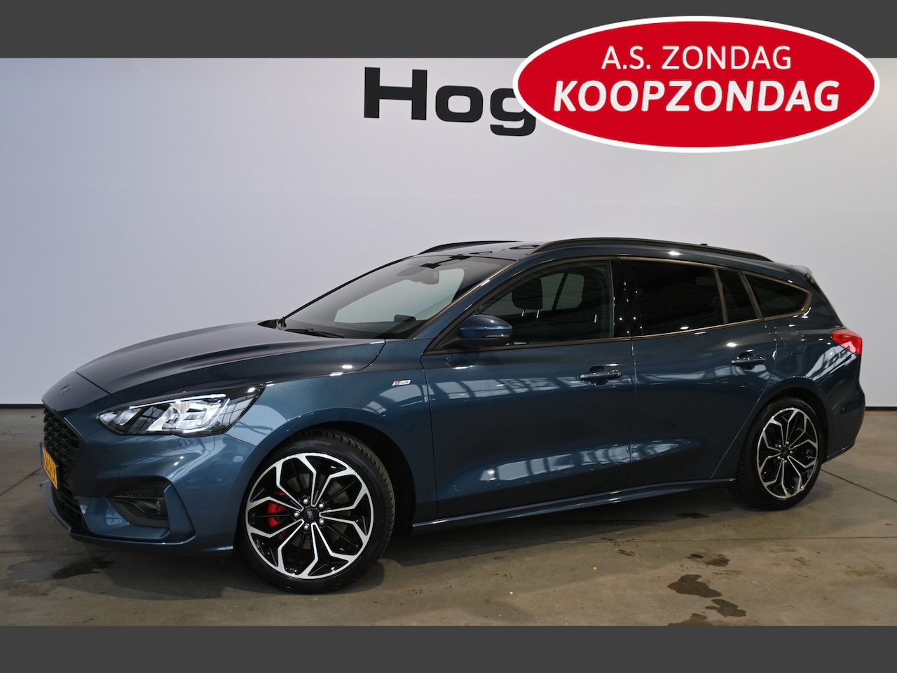 Ford Focus Wagon - 1.0 EcoBoost ST Line X Business Lane Assist Adaptieve Cruise Trekhaak Clima Navigatie Stoe - AutoWereld.nl