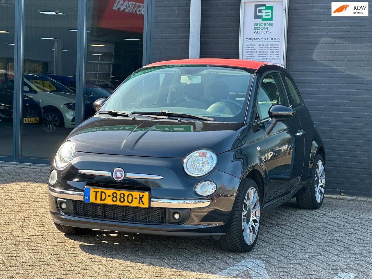 Fiat 500 C - 1.2 Pop/CABRIO/AIRCO/NWE APK/NETTE STAAT!! - AutoWereld.nl