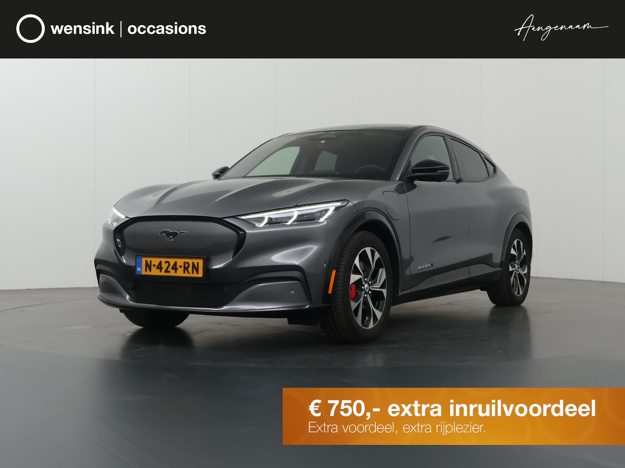 Ford Mustang Mach-E - Extended First Edition AWD 98 kWh | SOH 94,1% | Trekhaak | Panoramadak | 360° Camera | B&O - AutoWereld.nl