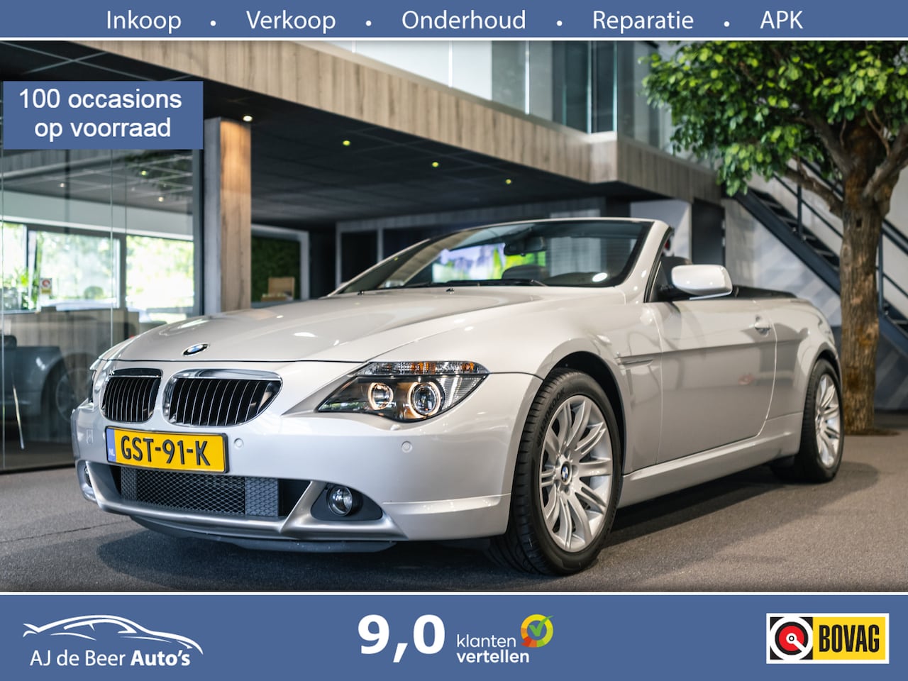 BMW 6-serie Cabrio - 630i Unieke auto | Volledig onderhouden | Taxatierapport | Volleder | Xenon - AutoWereld.nl