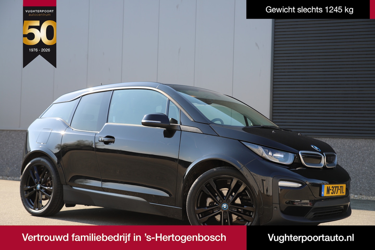 BMW i3 - Executive 120 Ah 42kWh*Dark Shadow*/Leder/W-Pomp/1e eig./Camera/3-fase/20" - AutoWereld.nl