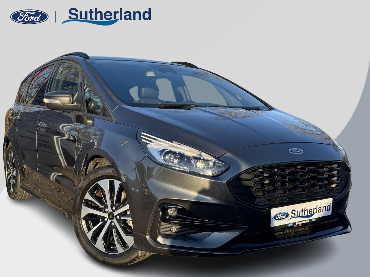 Ford S-Max - 2.5 FHEV ST-Line 190pk | Full LED | Adaptieve Cruise | Vol leder | Trekhaak afneembaar | - AutoWereld.nl