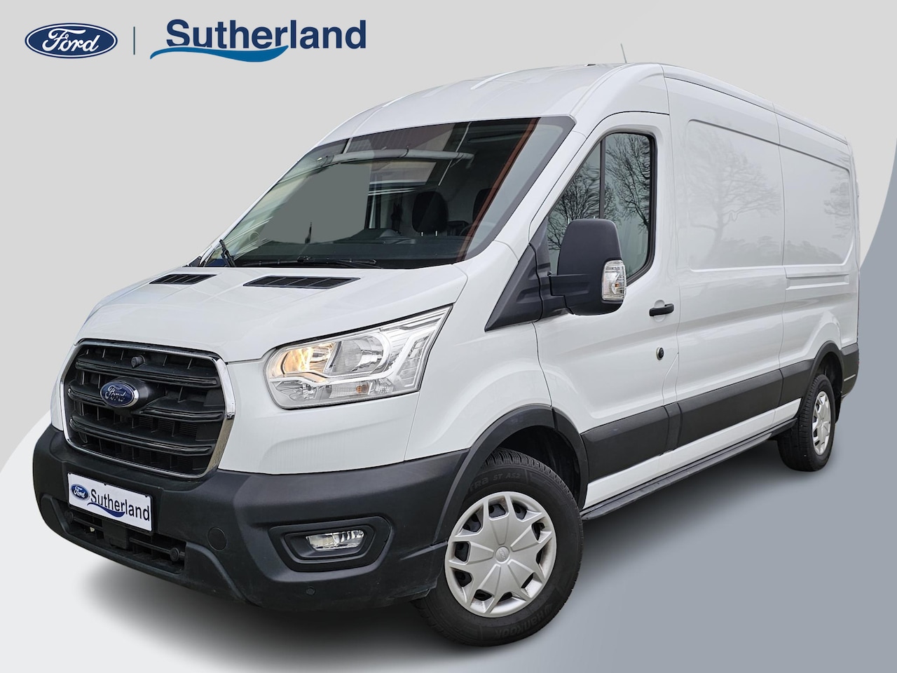 Ford Transit - 350 2.0 TDCI L3H2 Trend 130pk Automaat | SCI | Trekhaak | Airco | DAB | Parkeersensoren v+ - AutoWereld.nl