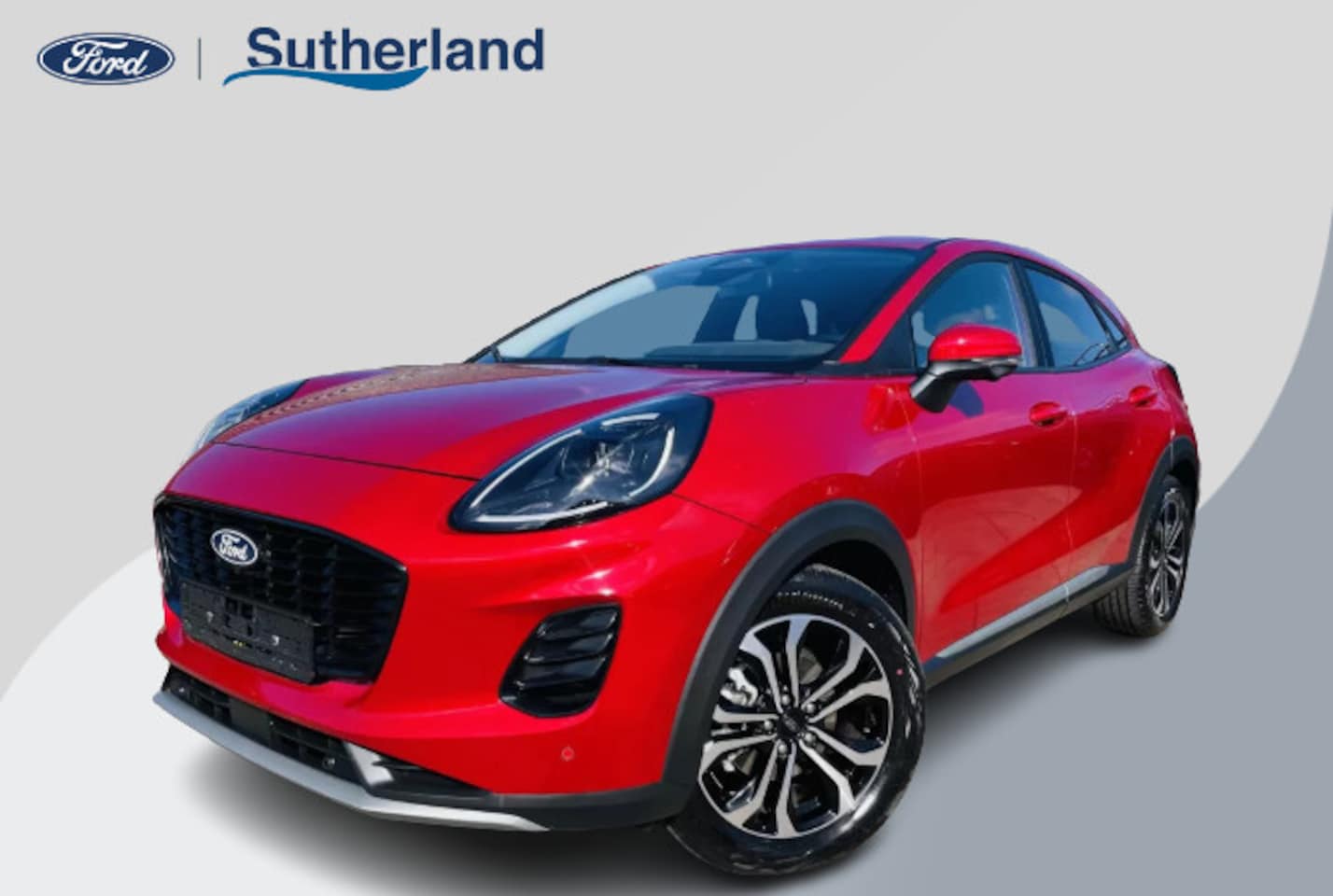 Ford Puma - 1.0 EcoBoost Hybrid Titanium 125pk Nieuw Model! Automaat| Fantastic Red | Achteruitrijcame - AutoWereld.nl