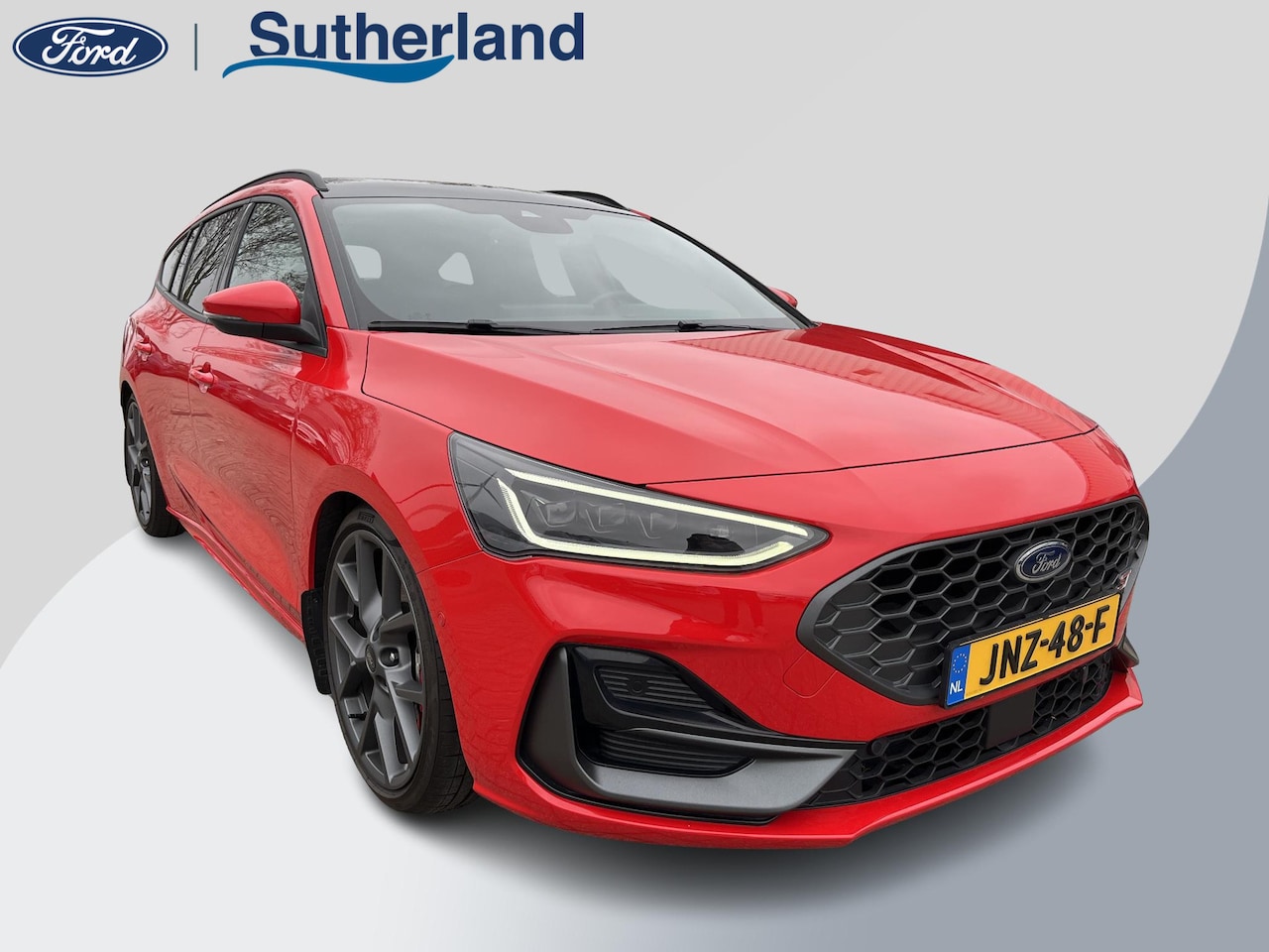 Ford Focus Wagon - 2.3 EcoBoost ST-X Automaat 280pk! | Panoramadak | Afneembare trekhaak | Winter Pack | Stan - AutoWereld.nl