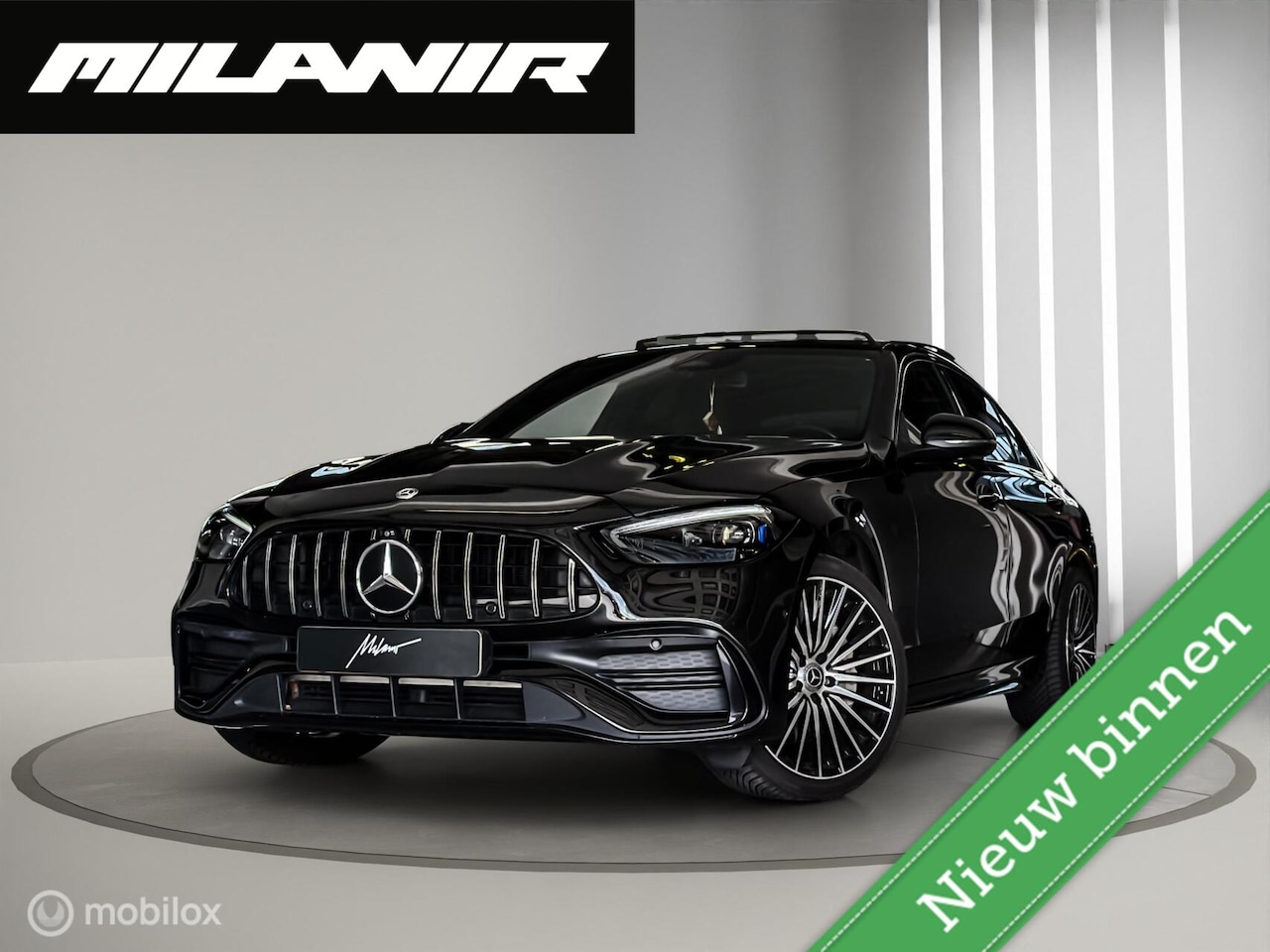 Mercedes-Benz C-klasse - 300 e AMG Line |Pano|Memory|HUD|360|Leder - AutoWereld.nl