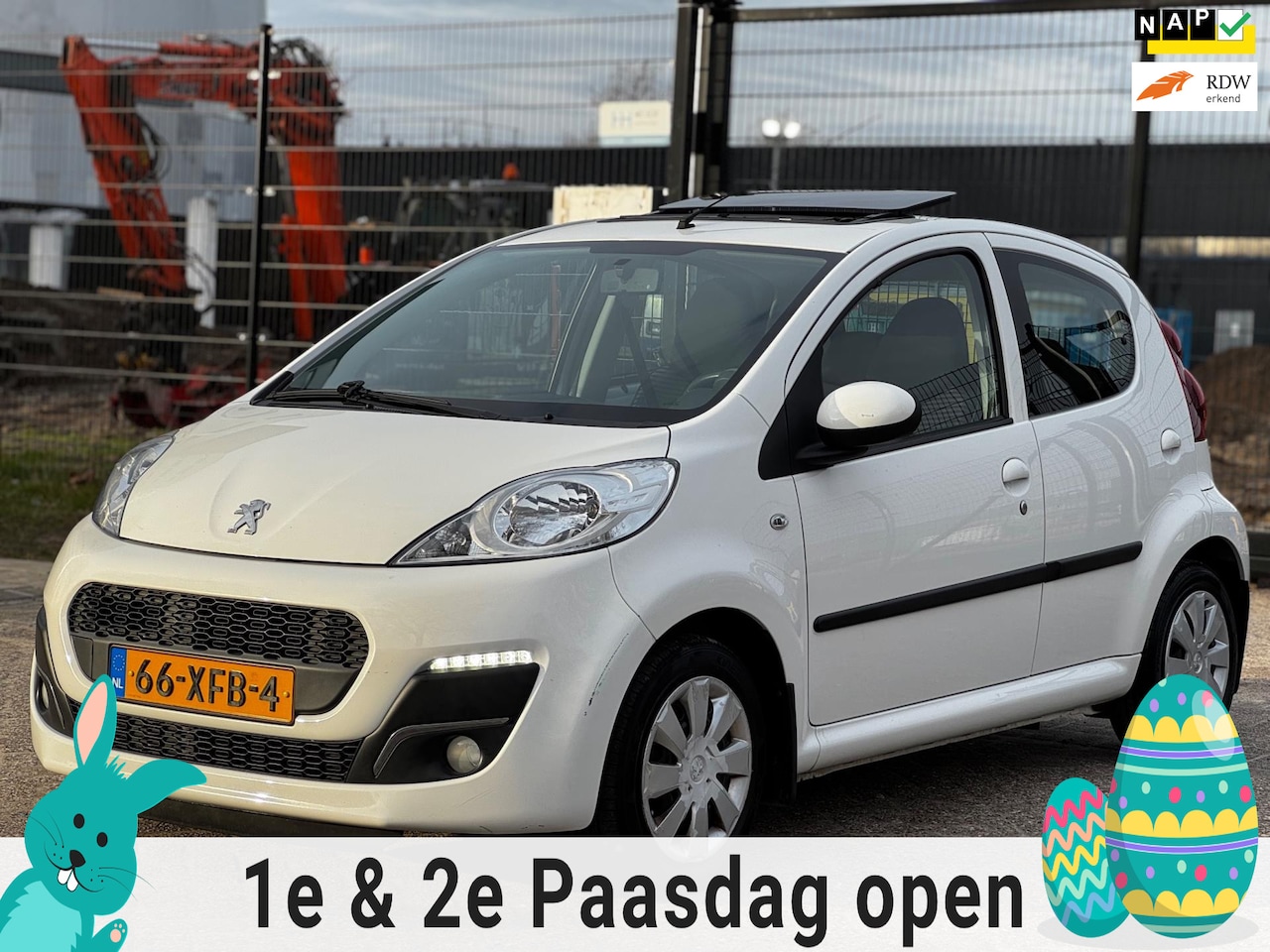 Peugeot 107 - 1.0 Active|AUT|SCHUIFDAK|AIRCO|5DEURS| - AutoWereld.nl