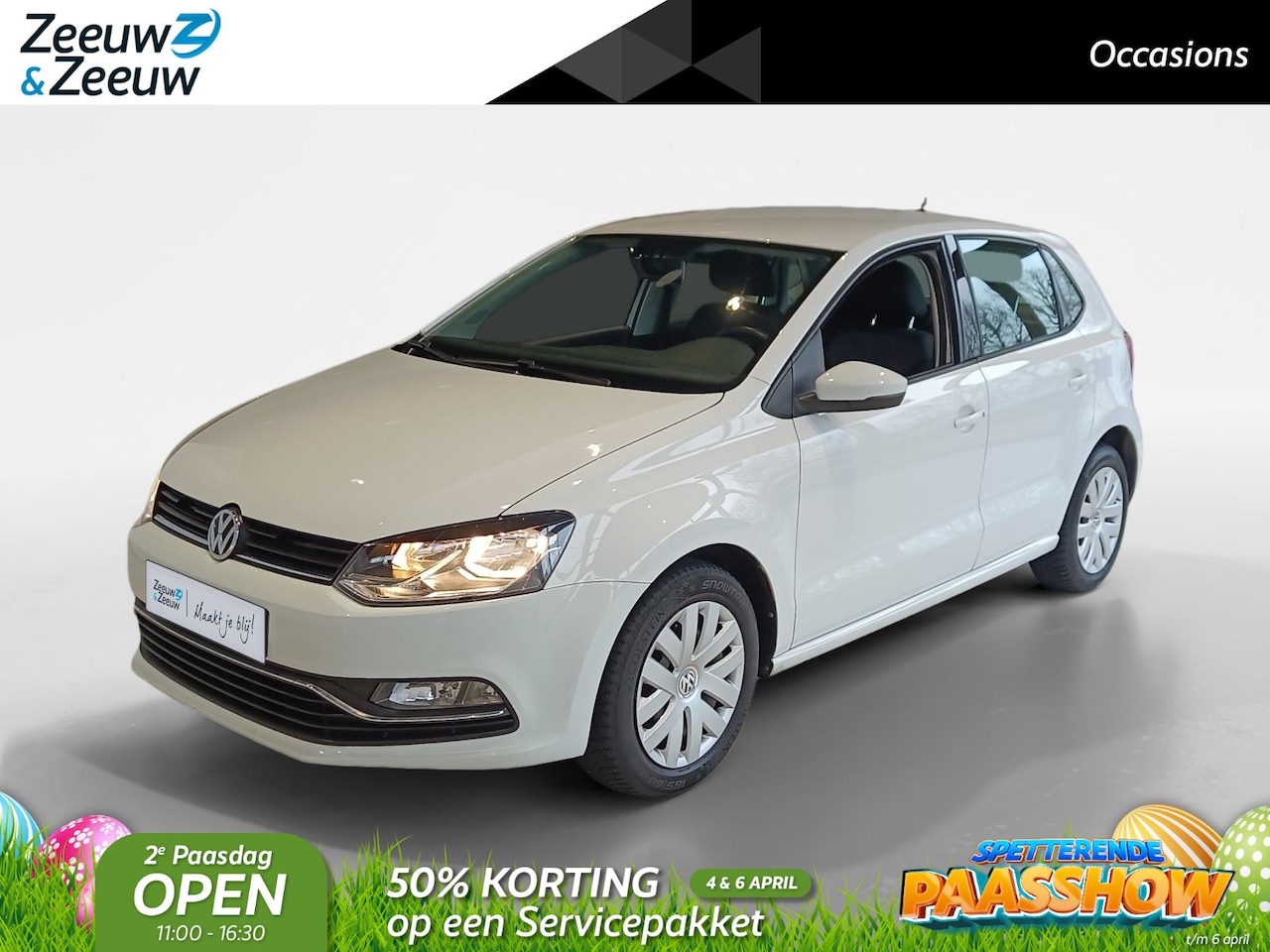 Volkswagen Polo - 1.2 TSI Comfortline *Automaat*Airco*Trekhaak*Zeer nette auto - AutoWereld.nl