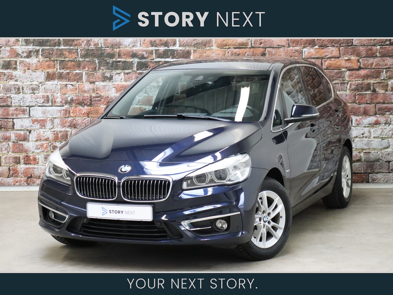 BMW 2-serie Active Tourer - 218i High Executive Luxury Line Automaat / Navigatiesysteem Plus / Leder / Driving Assista - AutoWereld.nl