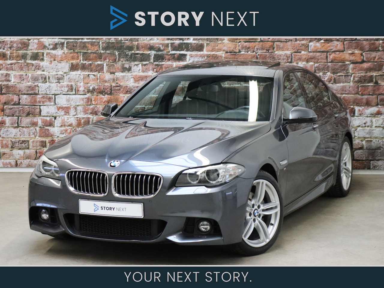 BMW 5-serie - Sedan 520i High Executive M Sport Pakket Automaat / Navigatie Professional / Schuif-/kante - AutoWereld.nl
