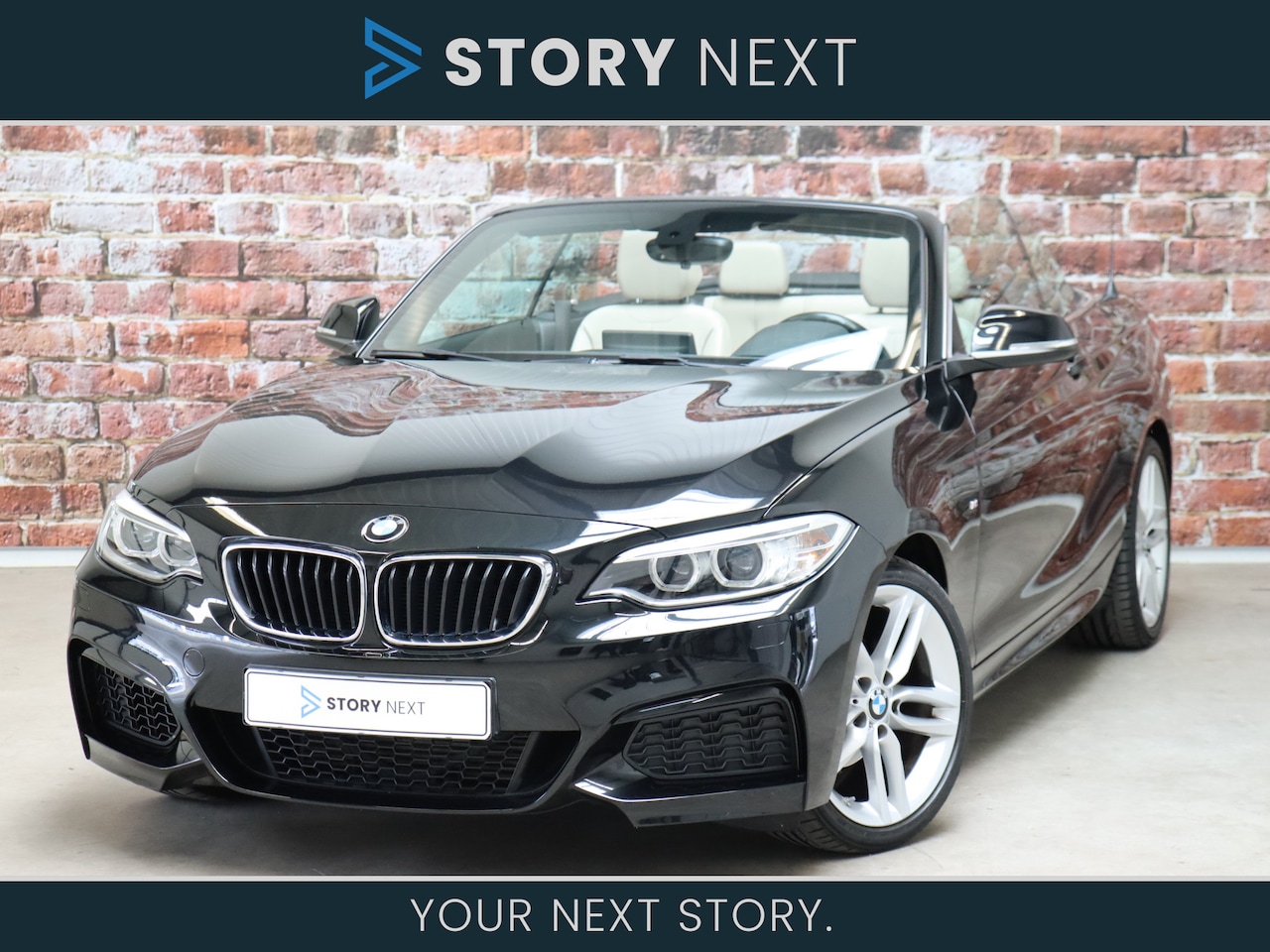 BMW 2-serie Cabrio - 218i High Executive M Sport Pakket Automaat / Navigatiesysteem Professional / Leder / HIfi - AutoWereld.nl