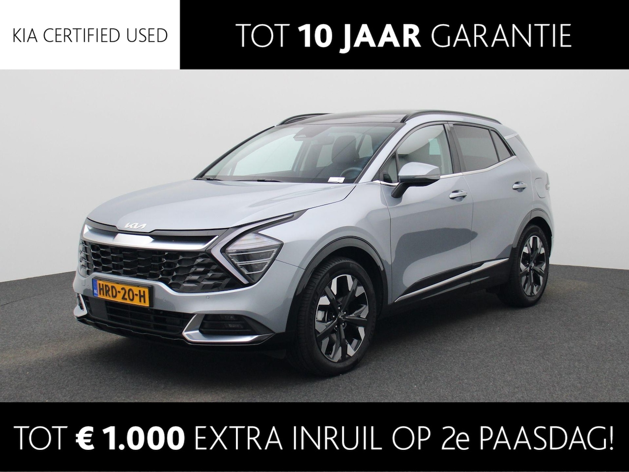 Kia Sportage - 1.6 T-GDi Plug-in Hybrid AWD DynamicPlusLine | Navigatie | Opendak | Elkr klep | Dodehoek - AutoWereld.nl