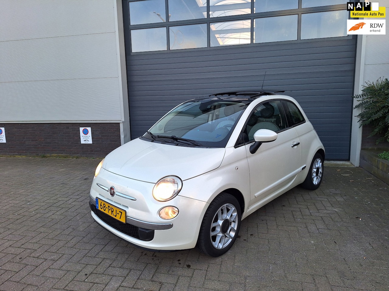 Fiat 500 - | 1.2 Lounge | Open dak | Airco | Automaat | - AutoWereld.nl