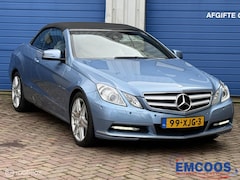 Mercedes-Benz E-klasse Cabrio - 200 CGI Avantgarde * Airco * Cruise Control * NAVI * Stoel/Nekverwarming