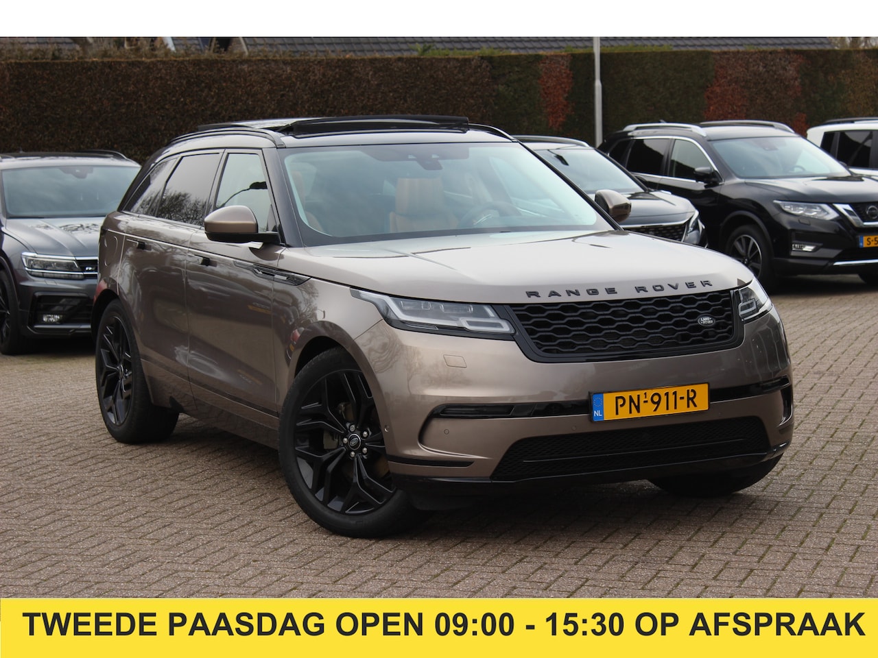 Land Rover Range Rover Velar - 2.0 I4 AWD R-Dynamic HSE / Panoramadak / Camera / Head-up / Cognac Leder / 21'' / Meridian - AutoWereld.nl