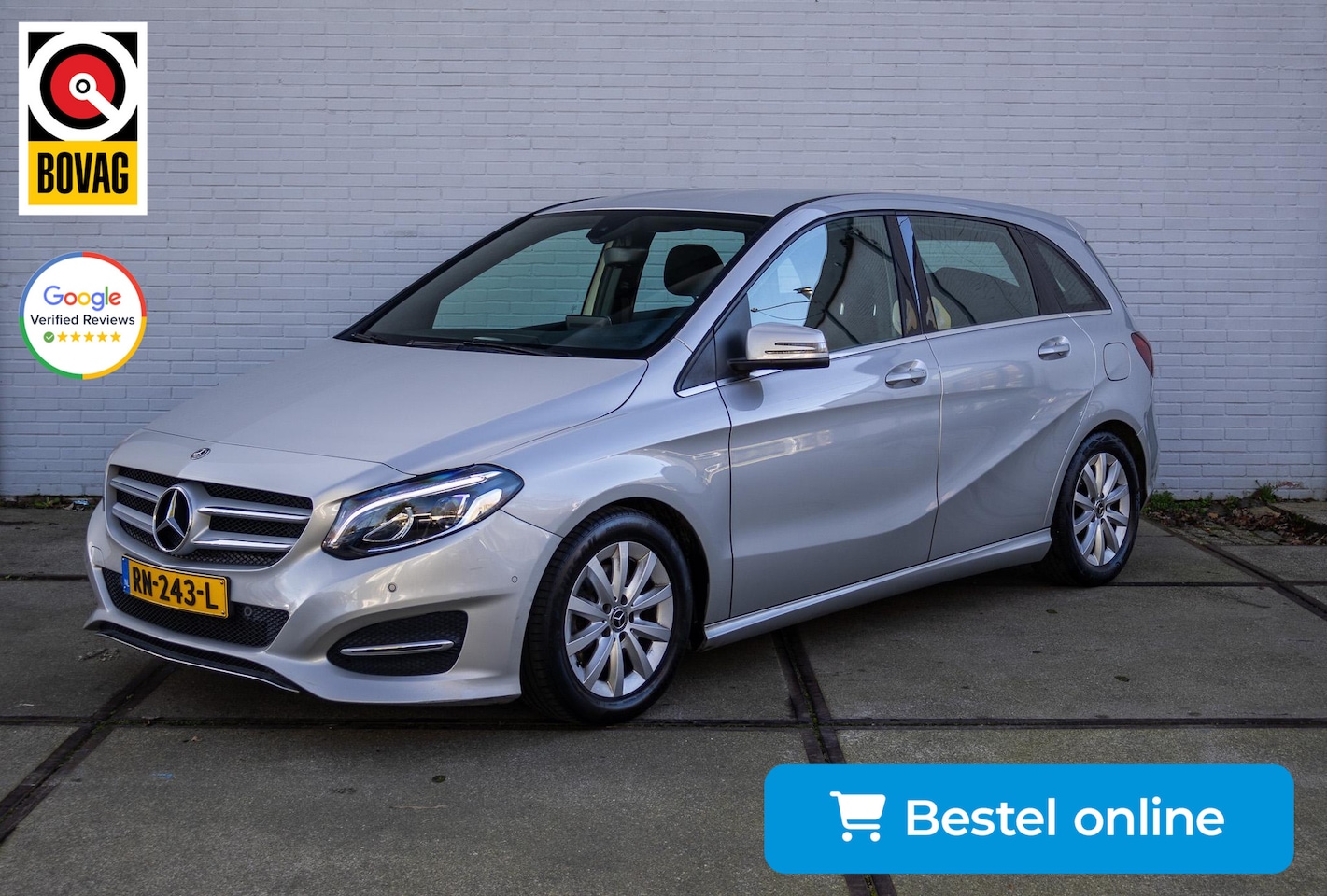 Mercedes-Benz 180 - B-klasse Navigatie|Stoelverwarming|Automaat|Bleutooth| Business Solution - AutoWereld.nl