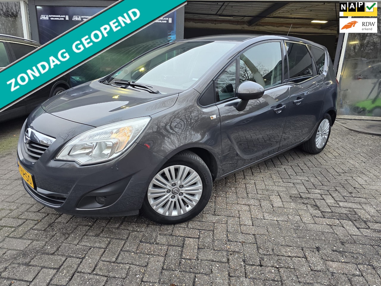 Opel Meriva - 1.4 Turbo Design Edition | 12MND GARANTIE | AIRCO | CRUISE | FIETSENDRAGER | | - AutoWereld.nl