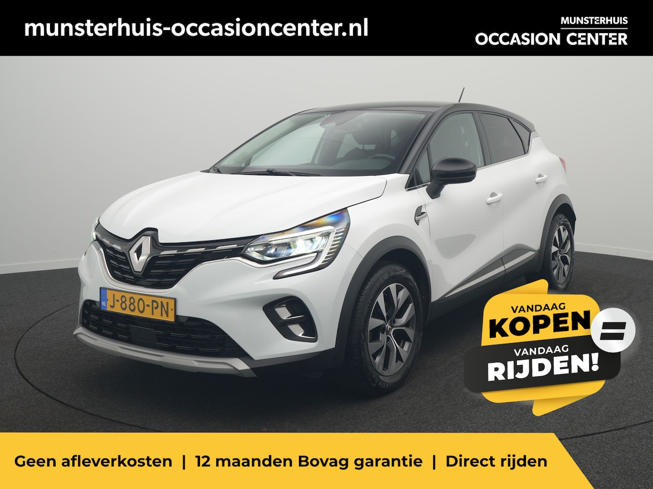 Renault Captur - TCe 100 Intens - Occasion Lease vanaf €530 p/m - RIJKLAARPRIJS - Cruise Control - Apple Ca - AutoWereld.nl