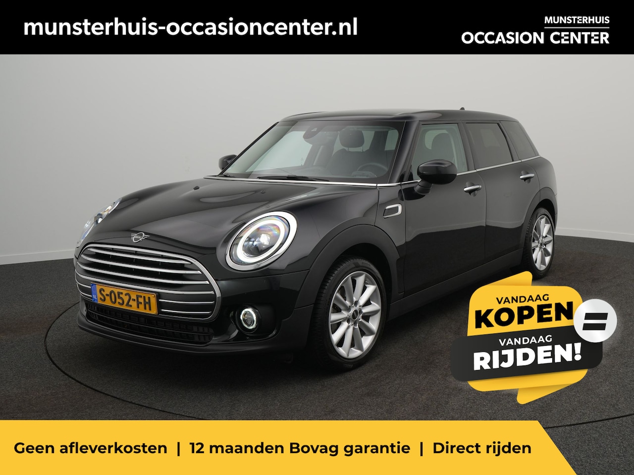 MINI Clubman - 1.5 Cooper Classic - Occasion Lease vanaf €534 p/m - RIJKLAARPRIJS - Automaat - Achteruitr - AutoWereld.nl