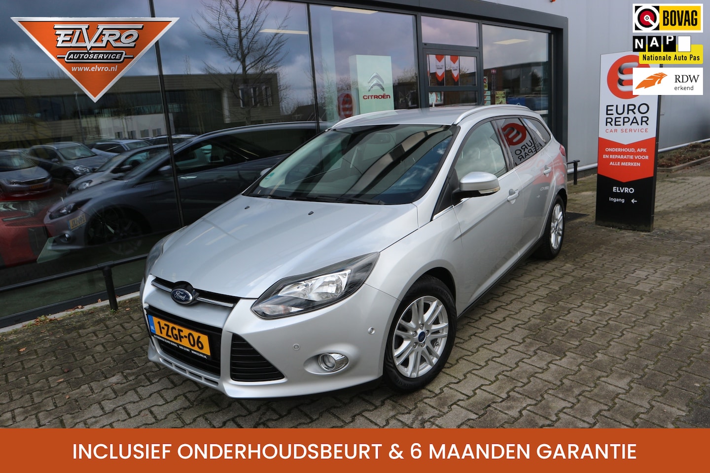 Ford Focus Wagon - 1.0 EcoBoost Edition Plus NAVI CRUISE CLIMA KEYLESS PDC V+A RRIJKLAARPRIJS!! - AutoWereld.nl
