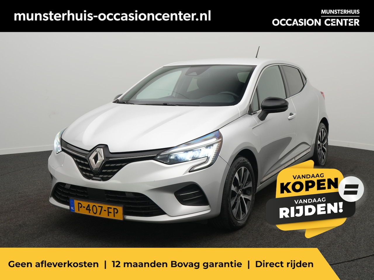 Renault Clio - TCe 100 Intens - Occasion Lease vanaf €769 p/m - RIJKLAARPRIJS - Automaat - Achteruitrijca - AutoWereld.nl