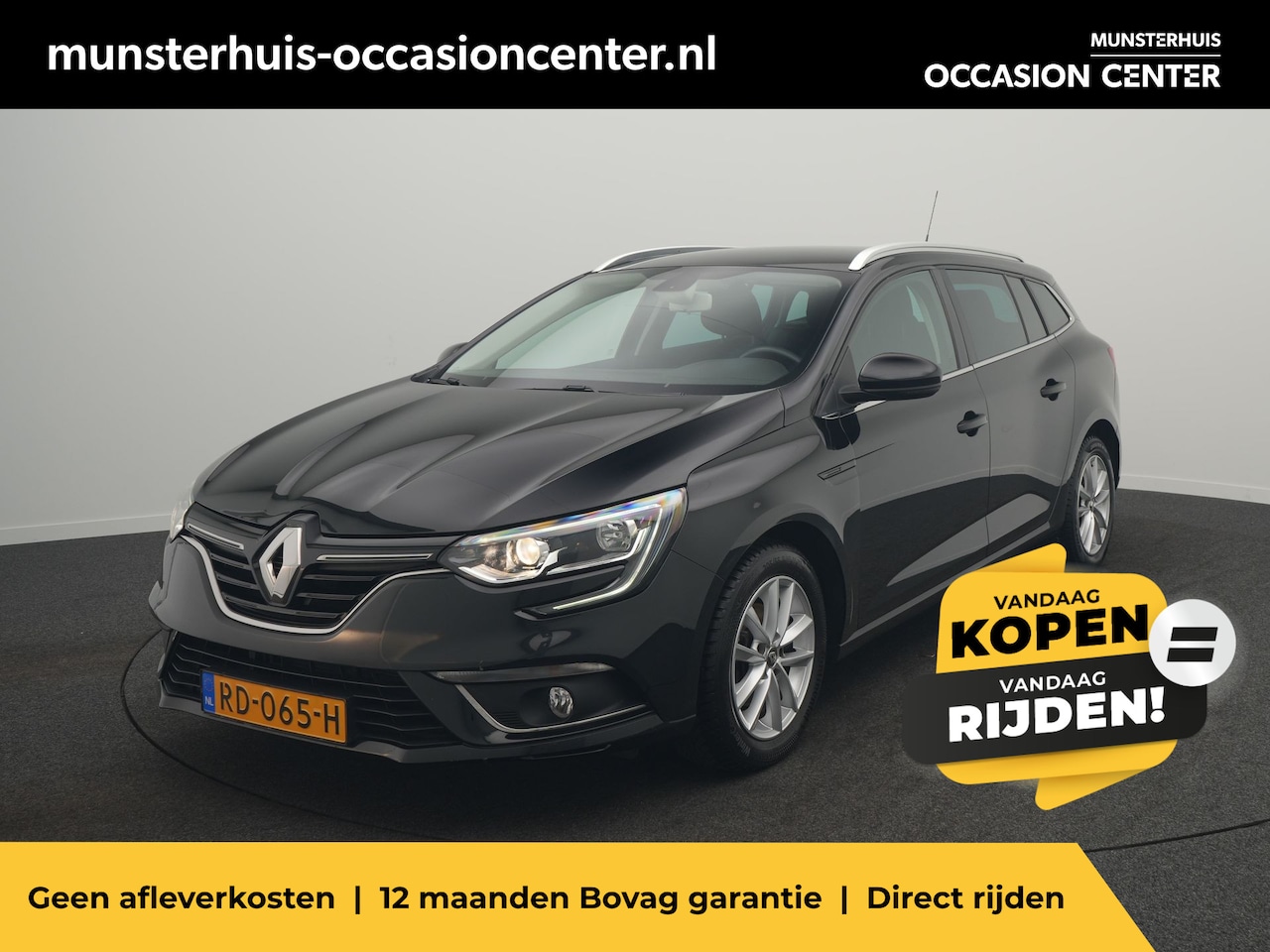 Renault Mégane Estate - dCi 90 Zen - RIJKLAARPRIJS - Cruise Control - Lichtmetalen velgen - Navigatiesysteem - AutoWereld.nl