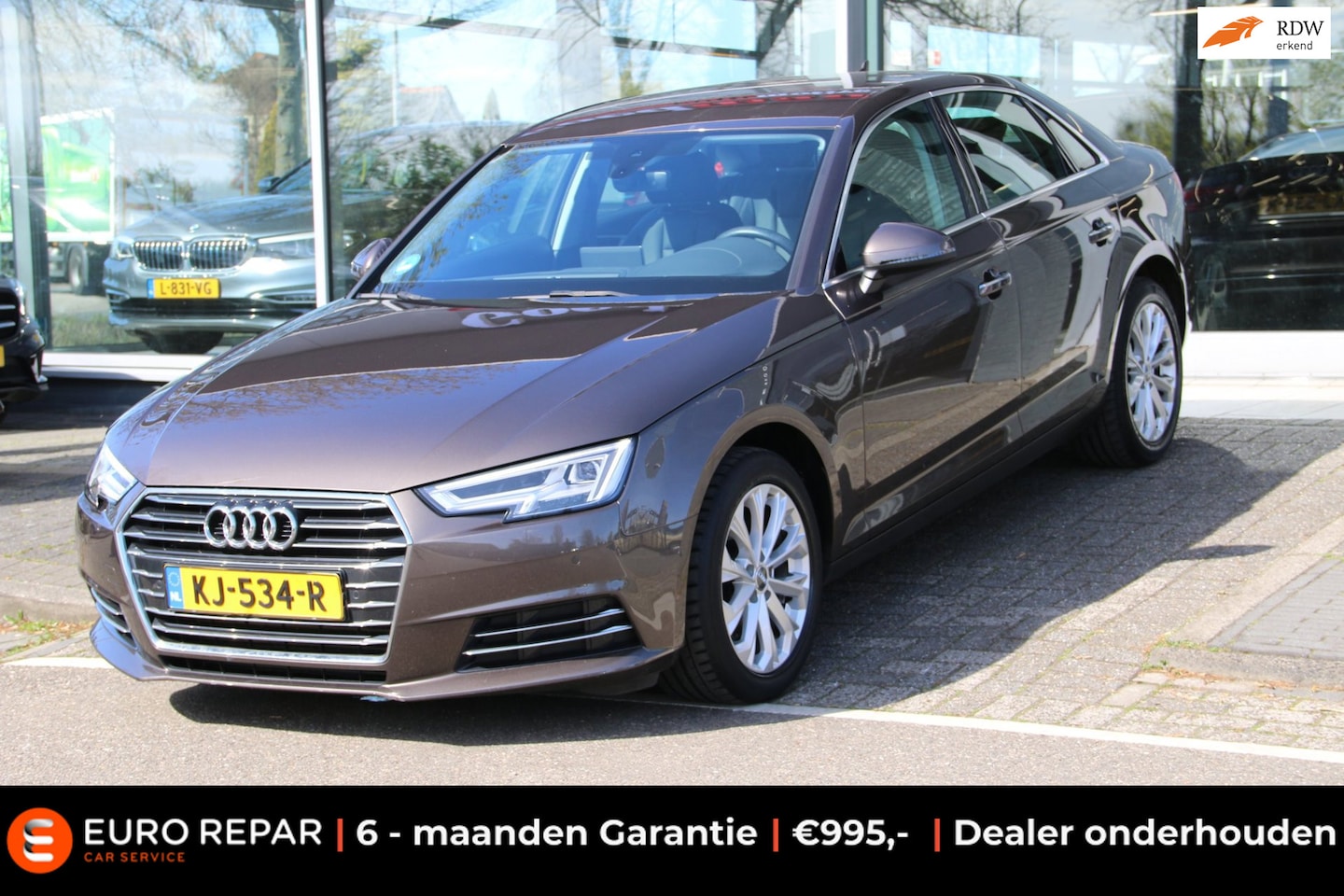 Audi A4 Limousine - 2.0 TFSI ultra Design Pro Line Plus LEDER AUTOMAAT! - AutoWereld.nl