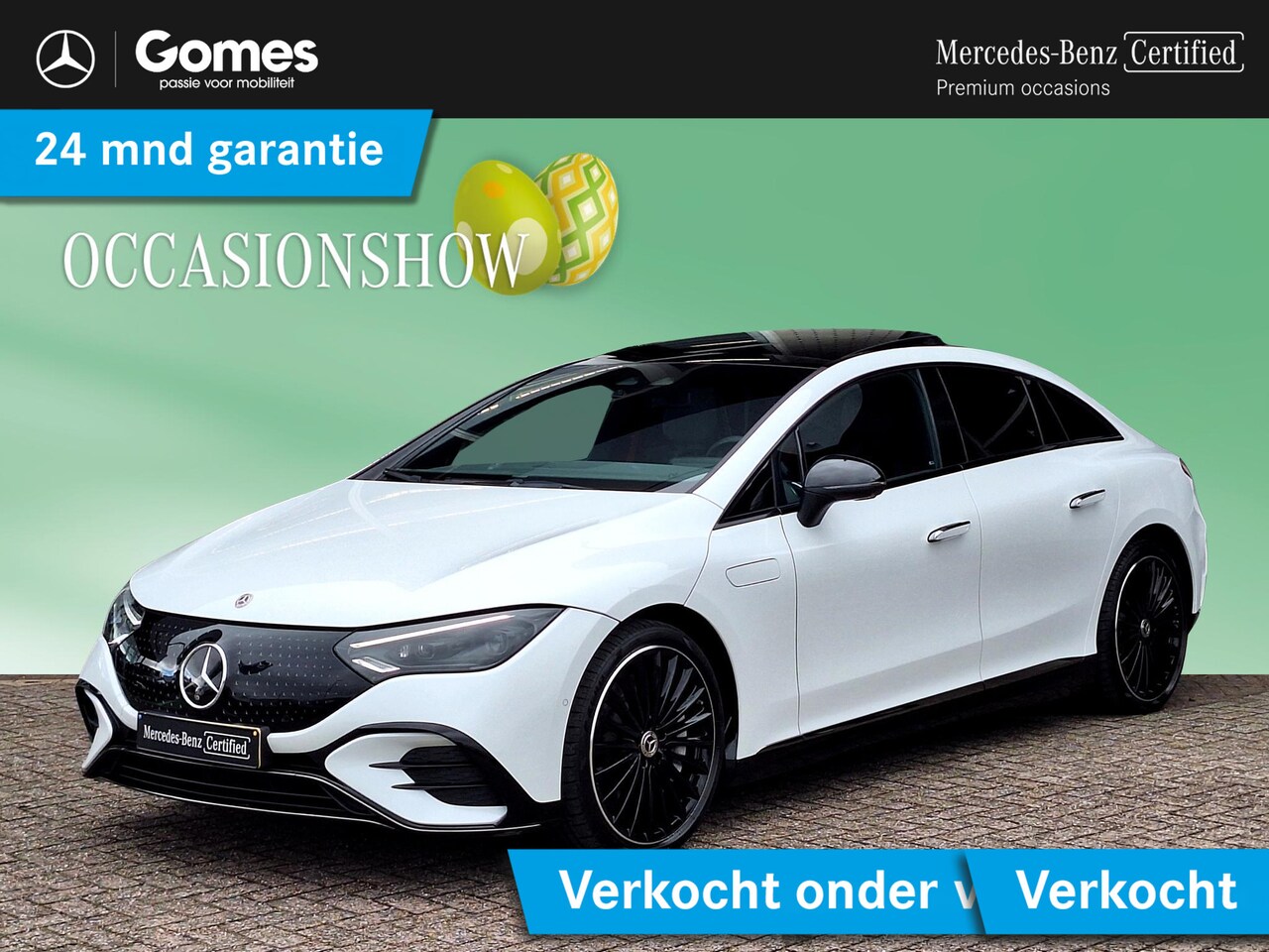 Mercedes-Benz EQE - 300 AMG Line 89 kWh | Panoramadak | Night pakket | Burmester | 360° Camera | Rijassistenti - AutoWereld.nl