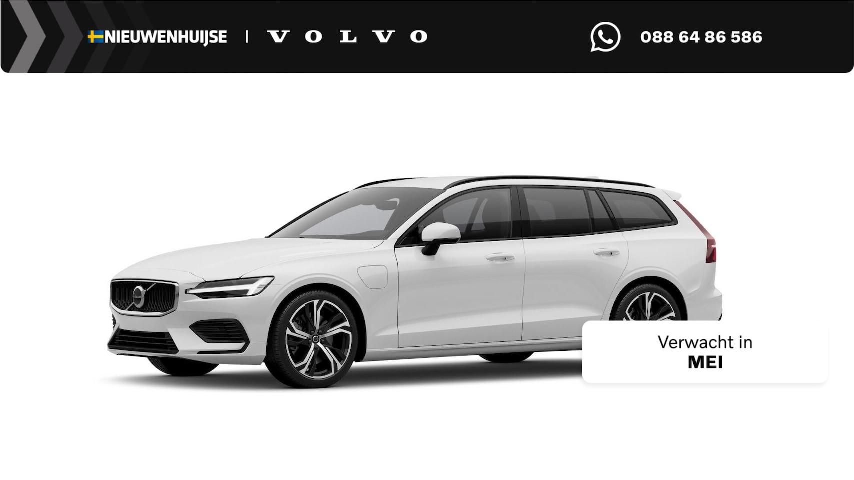 Volvo V60 - T6 Plug-in hybrid AWD Essential | Google | Longe Range | Stuurverwarming | Park Assist | G - AutoWereld.nl
