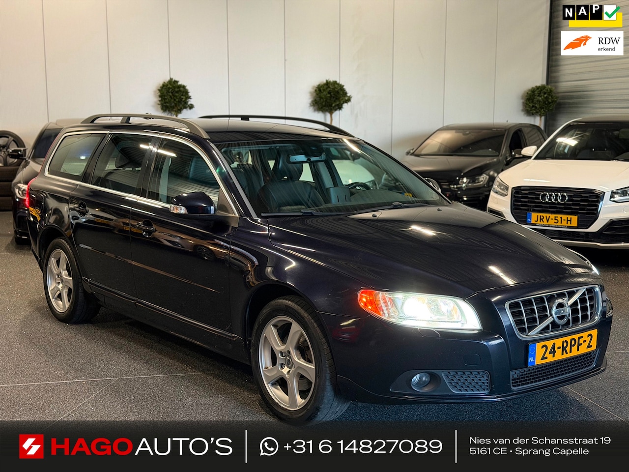 Volvo V70 - 1.6 T4 Limited Edition XENON/NAVI/LEDER/CRUISE/ISOFIX/TREKHAAK/PDC/STOELVERW - AutoWereld.nl
