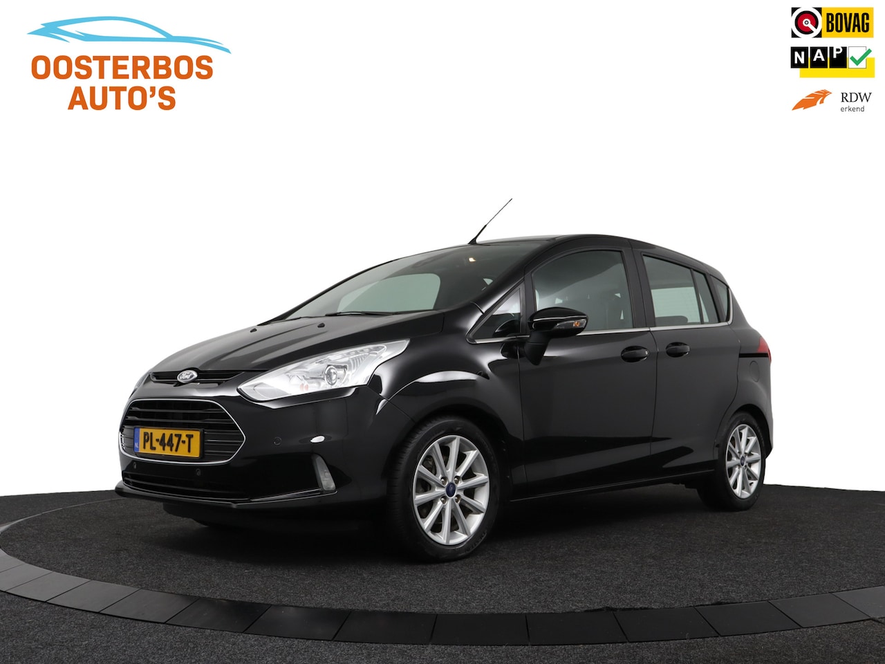 Ford B-Max - 1.0 EcoBoost Titanium Camera/Trekhaak/Winterpakket/Parkeersens. v en a - AutoWereld.nl