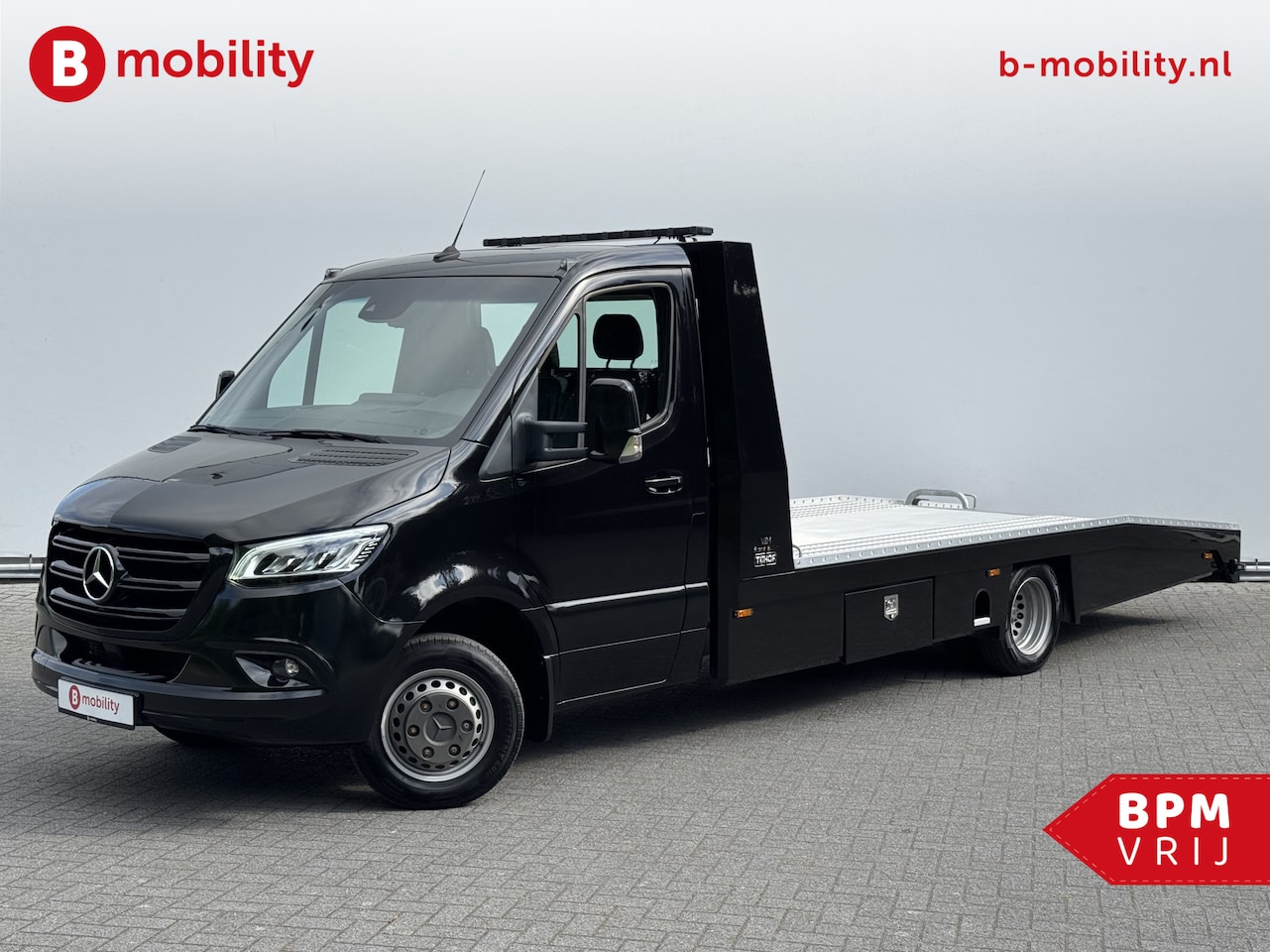 Mercedes-Benz Sprinter - 519 CDI Tijhof AluLiner Luchtvering+TA35-ANN Aanhanger 3.500kg Autotransporter/ Oprijwagen - AutoWereld.nl