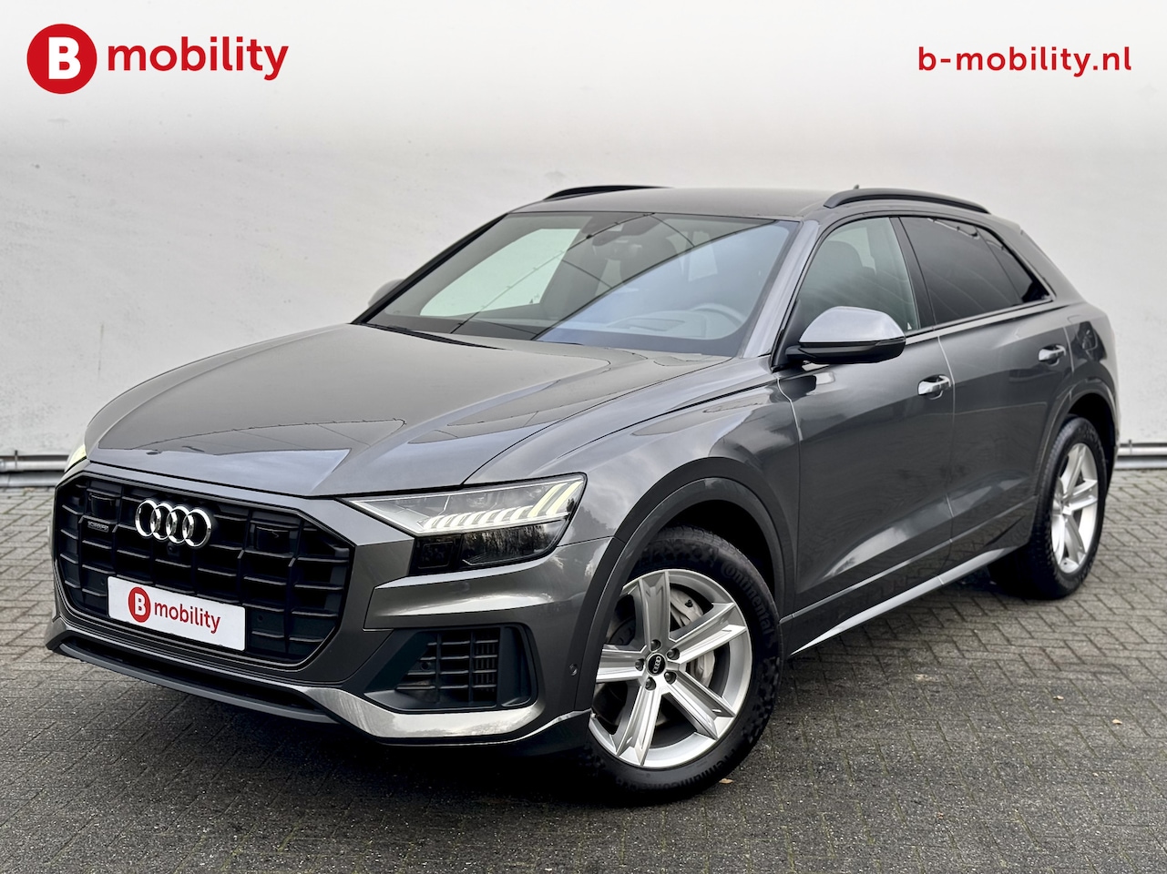 Audi Q8 - 55 TFSI e Hybride Quattro Pro Line Plus Trekhaak 3.500kg Head Up Display | Adaptive Cruise - AutoWereld.nl