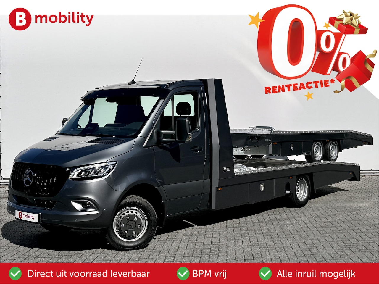 Mercedes-Benz Sprinter - 519 CDI Tijhof AluLiner + Aanhanger V/A €32 Per Dag!! Luchtvering NIEUW! MJ.2025 Autotrans - AutoWereld.nl