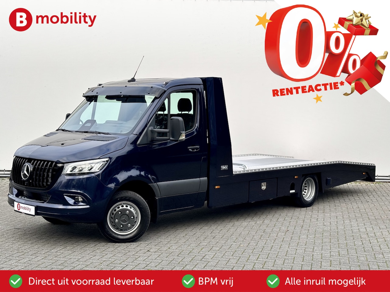 Mercedes-Benz Sprinter - 519 CDI Tijhof AluLiner V/A €32 Per Dag!! Luchtvering NIEUW! MJ.2025 Autotransporter/ Opri - AutoWereld.nl