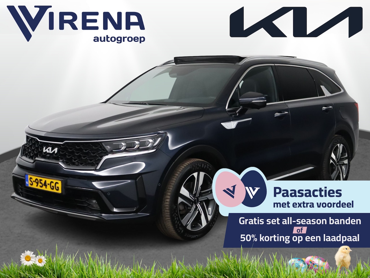 Kia Sorento - 1.6 T-GDI Hybrid 2WD ExecutiveLine 5p. - Schuif-/kanteldak - Stoelverwarming-/ventilatie - - AutoWereld.nl