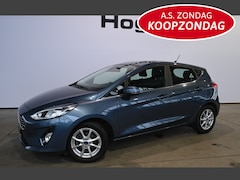 Ford Fiesta - 1.0 EcoBoost Titanium Automaat Clima Navigatie LED Carplay Rijklaarprijs Inruil Mogelijk