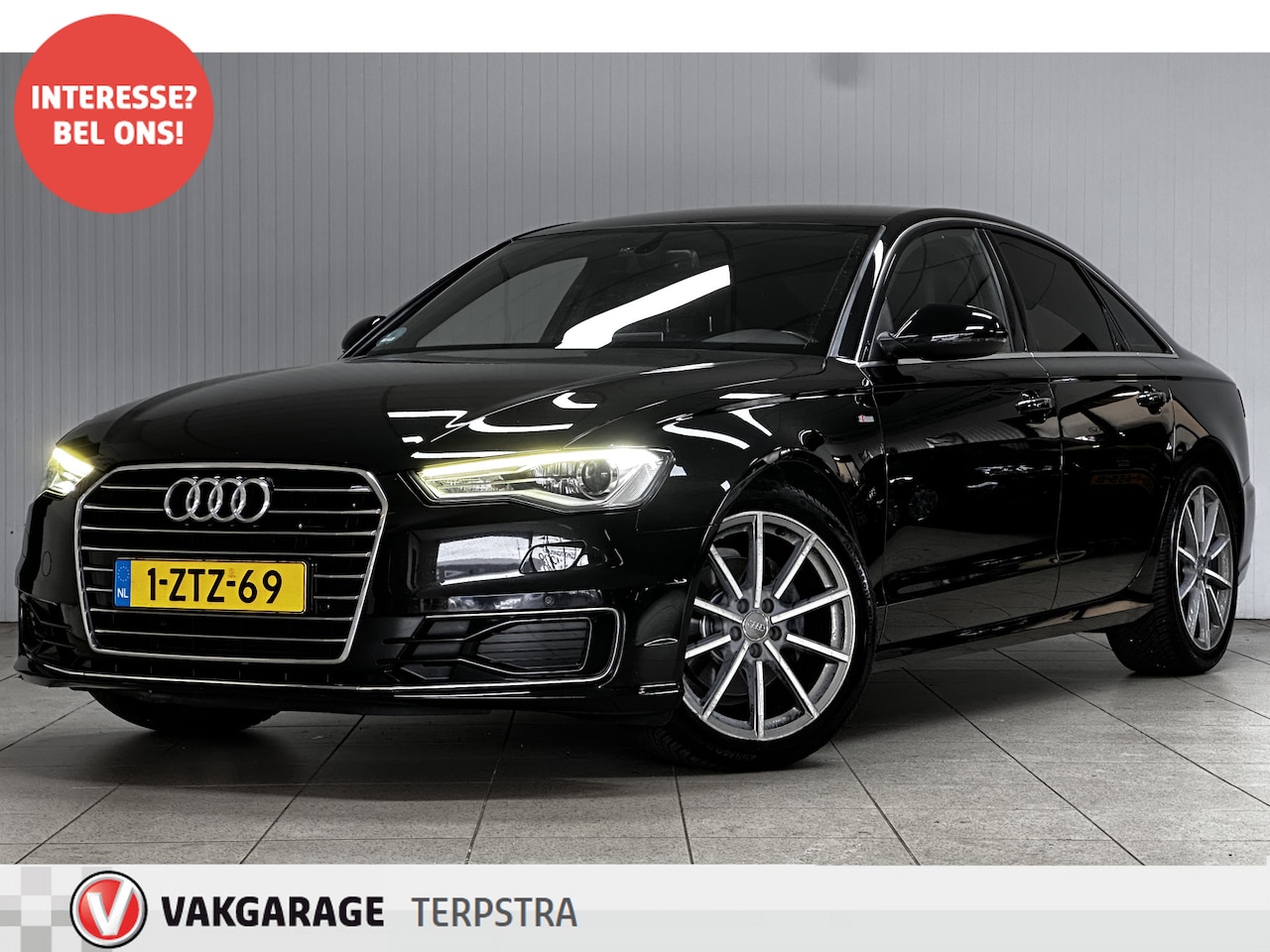 Audi A6 Limousine - 1.8 TFSI ultra S-Line/ 19'' LMV/ Elek. Stoel(en) + Memory/ Zwarte-Hemel/ BOSE/ Stoelverw./ - AutoWereld.nl