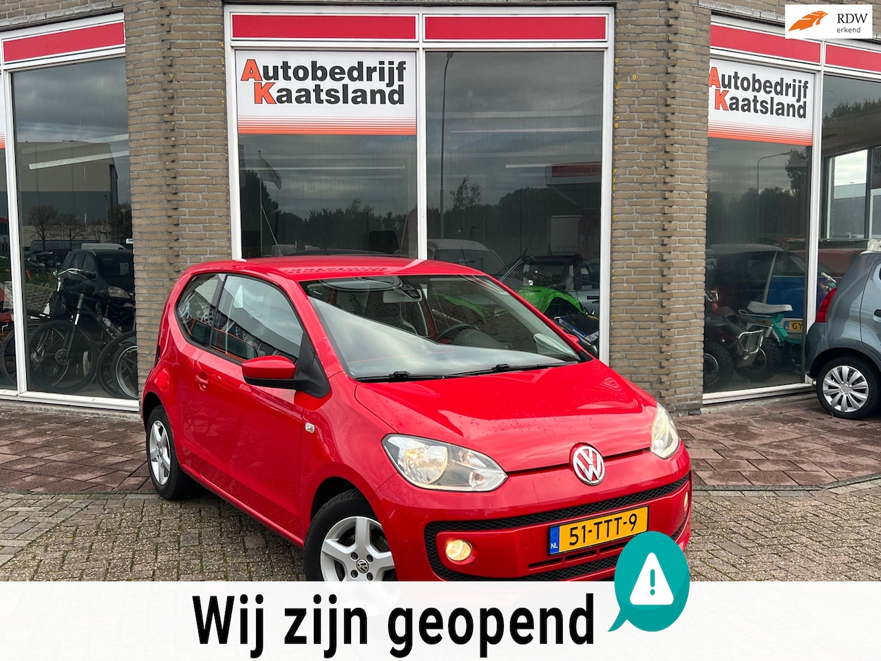 Volkswagen Up! - 1.0 high up! - Dealer onderhouden - A/C - Navi - 2012 - AutoWereld.nl