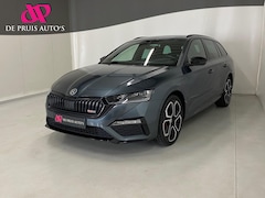 Skoda Octavia Combi - 1.4 TSI RS iV PHEV Business 19inch LM Carbonlook Lane assist Kessy-go ACC Verwarmd stuur