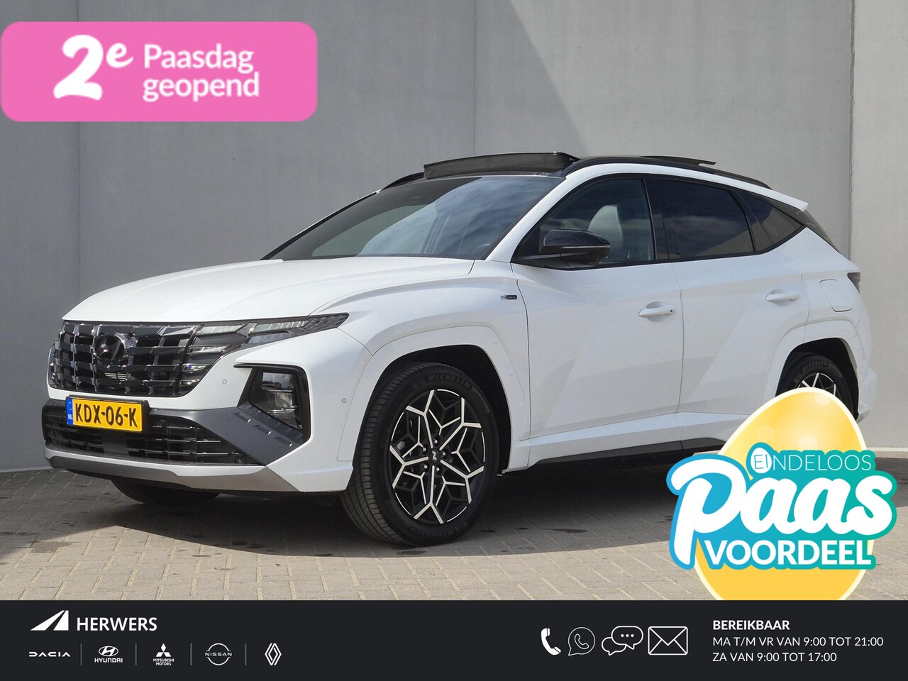 Hyundai Tucson - 1.6 T-GDI PHEV N Line Sky 4WD automaat / Dealer onderhouden / Fabrieksgarantie tot 02-2027 - AutoWereld.nl
